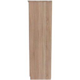 Crowndale Sherwood 2 Door Bardolino Oak Double Wardrobe - Brown - Wilko - thumbnail 4