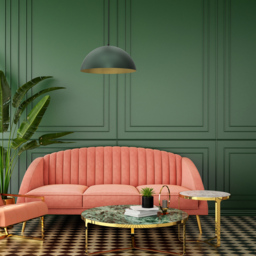 Milagro Beta Green Pendant Lamp 230V - Size: 45 x 45 x 90cm - Wilko - thumbnail 5
