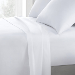 Sweet Dreams Percale King Size White Flat Sheet - Wilko - thumbnail 3