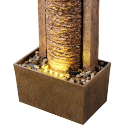 Teamson Home Outdoor Brown Framed Column Water Fountain 32 inch - Size: 82.04 x 21.59 x 33.78cm - Wilko - thumbnail 5