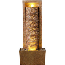 Teamson Home Outdoor Brown Framed Column Water Fountain 32 inch - Size: 82.04 x 21.59 x 33.78cm - Wilko - thumbnail 1