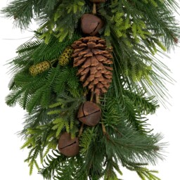 Pinecone and Bells Door DropGreen and Brown - Wilko - thumbnail 4