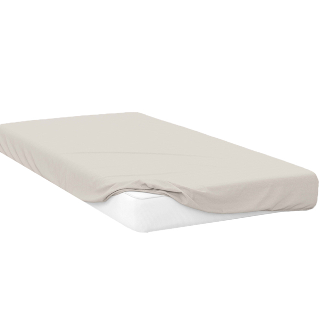 Serene Super King Ivory Fitted Bed Sheet - Cream - Wilko - image 1