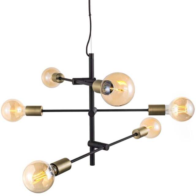 Nordlux Josefine Black Pendant Light - Size: 79 x 55 x 79cm - Wilko - image 1