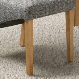 Karta Set of 2 Grey Tweed Dining Chair - Wilko - thumbnail 4