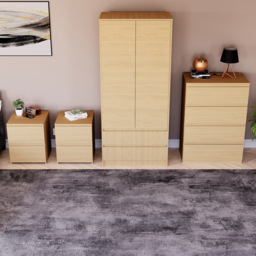 VIDA DESIGNS Denver Pine 4 Piece Bedroom Furniture Set - Wilko - thumbnail 6