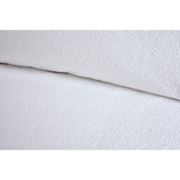 Elise Crinkle Duvet Cover and Pillowcase Set - White/Double - Wilko - thumbnail 4