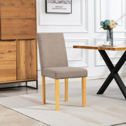 Artemis Home Almont Set of 2 Brown High Back Dining Chairs - Wilko - thumbnail 5