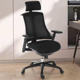 Teknik Office Rapport Black Mesh Chair - Size: 44 x 50 x 50cm - Wilko