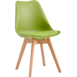 Eva Set of 2 Green Padded Dining Chairs - MCC - Wilko - thumbnail 3