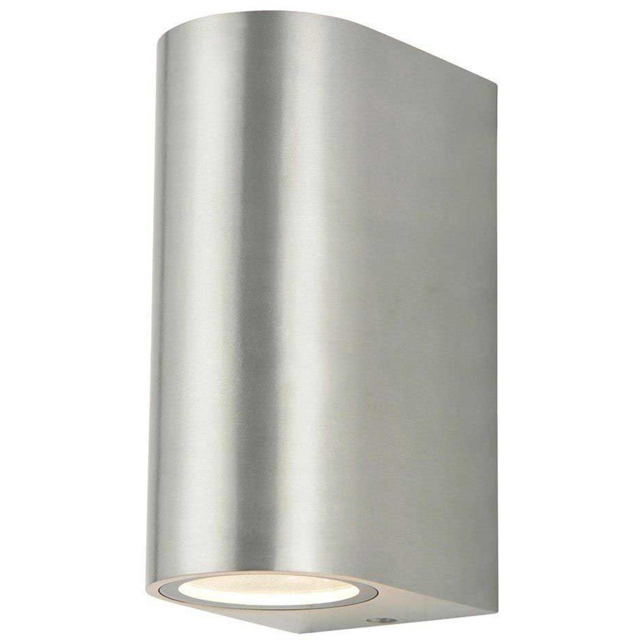 ENER-J Silver Up Down Wall Light - Size: 7.5 x 10 x 10cm - Wilko - image 1