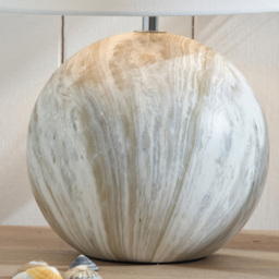 Pacific Lifestyle Viejo Grey Stone Effect Ceramic Table Lamp - Wilko - thumbnail 4
