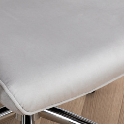 Portland Light Grey Swivel Computer Chair - Size: 66 x 68 x 101cm - Wilko - thumbnail 4