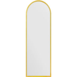The Arcus Gold Arched Leaner Wall Mirror 160 x 53cm - MirrorOutlet - Wilko