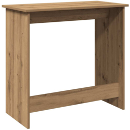 vidaXL Office Desk Artisan Oak - Size: 75 x 80 x 40cm - Brown - Wilko - thumbnail 6