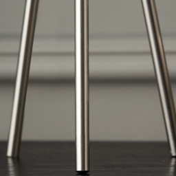 Pacific Lifestyle Houston Brushed Silver Metal Tripod Table Lamp - Wilko - thumbnail 5