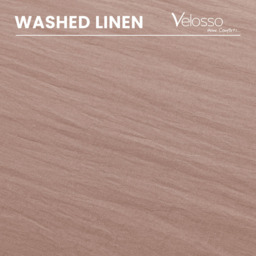 Velosso Washed Linen Look King Size Pink Duvet Set - Wilko - thumbnail 5