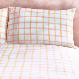 Style Lab Juicy Single Multicolour Checked Duvet Cover Set - Wilko - thumbnail 6