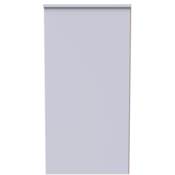 Crowndale Las Vegas 3 Drawer White Matt Deep Chest of Drawers Ready Assembled - Wilko - thumbnail 5