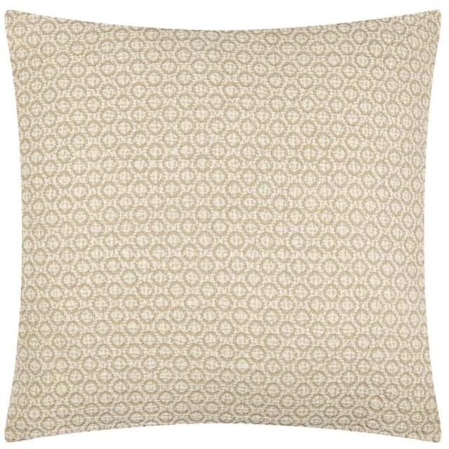 Yard Tryfan Textured Cream Cotton Polyester Filled Cushion - Wilko - image 1
