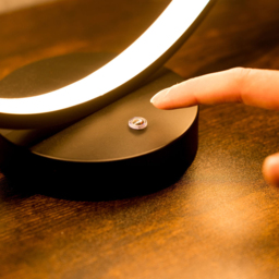 ValueLights Infinity Black Loop Integrated LED Table Lamp - Size: 32 x 30 x 12cm - Wilko - thumbnail 4