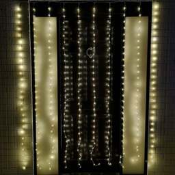 Samuel Alexander 300 Warm White LED Christmas Curtain Light 2.1m - Size: 21 x 162 x 5cm - Wilko - thumbnail 3