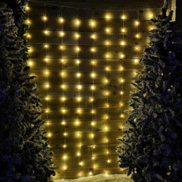 Samuel Alexander 300 Warm White LED Christmas Curtain Light 2.1m - Size: 21 x 162 x 5cm - Wilko - thumbnail 6