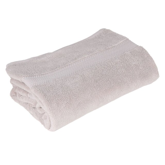 Deluxe Cotton Natural Stone Bath Towel - Size: 60 x 30cm - Wilko - image 1