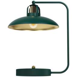 Milagro Felix Green Table Lamp 230V - Size: 30 x 36 x 45cm - Wilko