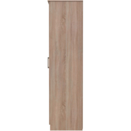 Crowndale Devon Ready Assembled 3 Door Bardolino Oak Mirror Wardrobe - Brown - Wilko - thumbnail 5