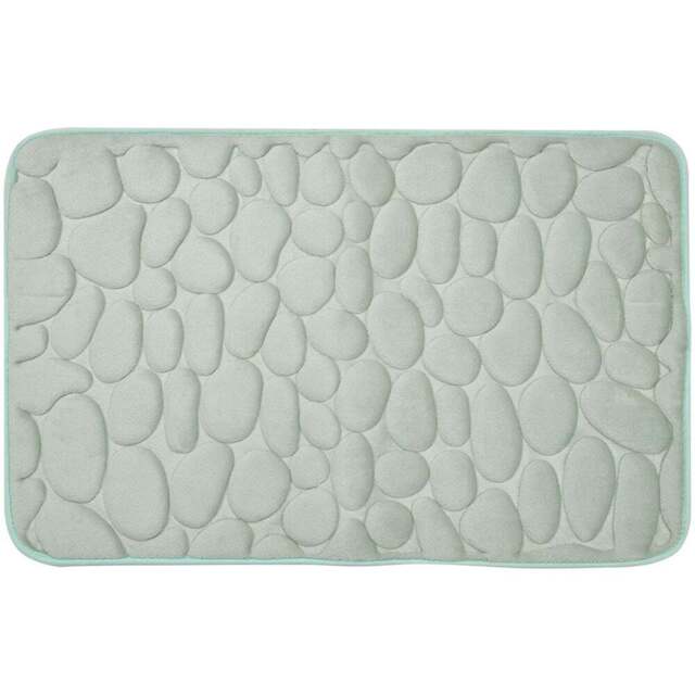 Pebble Bath Mat - Sage - Wilko
