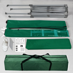Green Pop Up Outdoor Canopy Tent with Removable Sidewalls 2 x 2m - MCC - Wilko - thumbnail 6