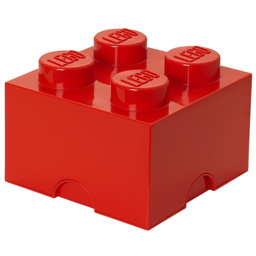 LEGO Set of 4 Storage Bricks - Size: 25 x 25 x 18cm - Multi - Wilko - thumbnail 3