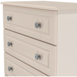 Crowndale Pembroke 5 Drawer Kashmir Ash Chest of Drawers Ready Assembled - Wilko - thumbnail 6