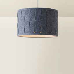 ValueLights Monza Grey Felt Weave Large Lamp Shade - Size: 32 x 20 x 32cm - Wilko - thumbnail 6