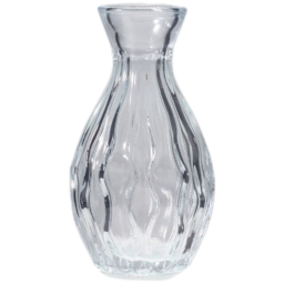 Living and Home 10 Piece Clear Small Glass Bud Vase Set - Size: 13 x 6 x 6cm - Wilko - thumbnail 7