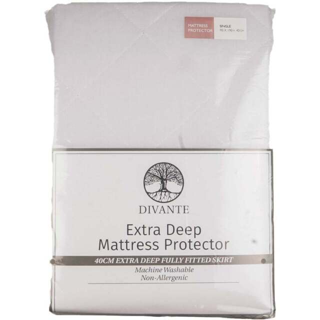 Divante Extra Deep Mattress Protector - Single - Wilko - image 1