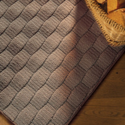 My Mat Mink Sculptured Basketweave Washable Rug 100 x 150cm - Brown - Wilko - thumbnail 6