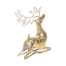 Elegant Antique Reindeer DecorationGold - Blushing Ballroom - Wilko - thumbnail 4