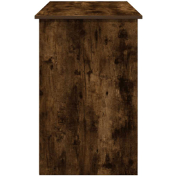 vidaXL 3 Drawer Single Shelf Computer Desk Smoked Oak - Size: 75 x 102 x 50cm - Brown - Wilko - thumbnail 6