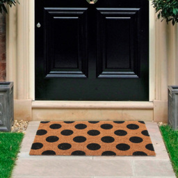 Coco & Coir Polka Beauty Coir Door Mat 40 x 60cm - n/a - Coco & Coir ® - Wilko - thumbnail 6