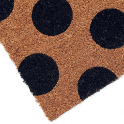 Coco & Coir Polka Beauty Coir Door Mat 40 x 60cm - n/a - Coco & Coir ® - Wilko - thumbnail 4