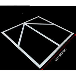 ENER-J 40W 6500K Cool White LED Frame Panel Light with Blue Arrow 600 x 600mm - Size: 65 x 4 x 65cm - Wilko - thumbnail 7