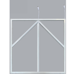 ENER-J 40W 6500K Cool White LED Frame Panel Light with Blue Arrow 600 x 600mm - Size: 65 x 4 x 65cm - Wilko - thumbnail 4