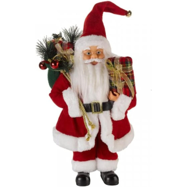 Marco Paul Santa Magic Decoration Ornament Regular - Size: 40 x 10 x 10cm - red - Wilko - image 1