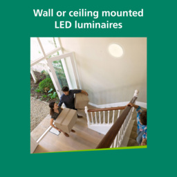Sylvania SylCircle LED Medium Dual Tone 18W Ceiling Light - Size: 9.6 x 33 x 33cm - White - Wilko - thumbnail 6