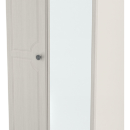 Crowndale Pembroke 2 Door Grey Ash Mirror Wardrobe Ready Assembled - Wilko - thumbnail 6