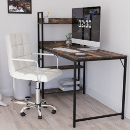 VIDA DESIGNS Calbo White Office Chair - Wilko - thumbnail 4