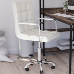 VIDA DESIGNS Calbo White Office Chair - Wilko - thumbnail 1