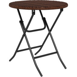 Outsunny Mixed Brown PE Rattan Foldable Coffee Table - Size: 93 x 61 x 13cm - Wilko - thumbnail 3